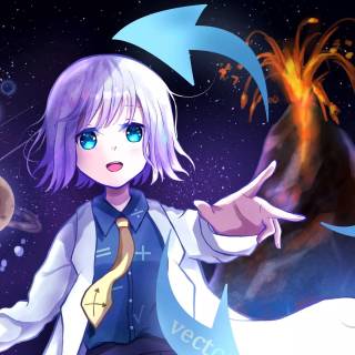 Anime science wallpaper