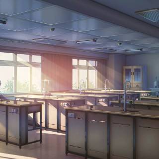 Anime science wallpaper