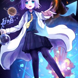 Anime science wallpaper