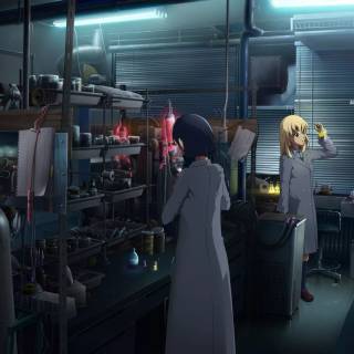 Anime science wallpaper