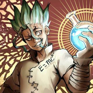 Anime science wallpaper