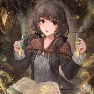 Anime science wallpaper