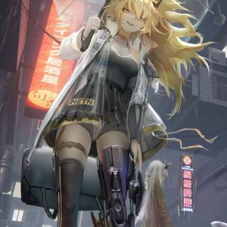 Anime science wallpaper