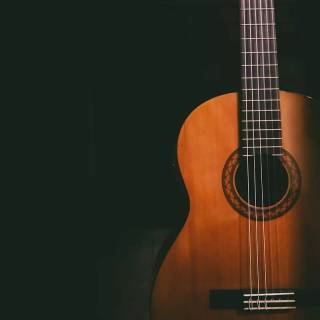 Guitar couple wallpaper