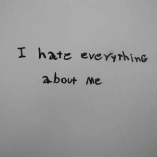 Self-hatred wallpaper