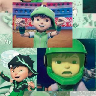 Boboiboy Daun wallpaper