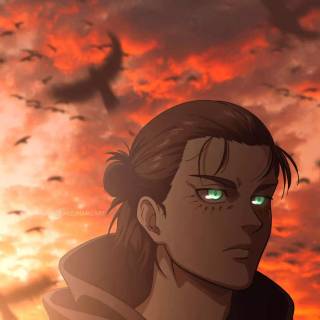 Eren Yeager sad wallpaper