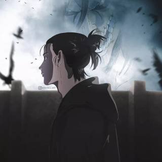 Eren Yeager sad wallpaper