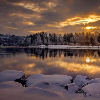 Snow laptop wallpaper