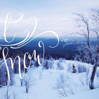 Snow laptop wallpaper