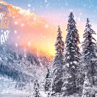 Snow laptop wallpaper