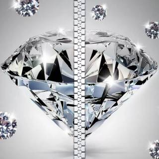 Diamond pattern wallpaper