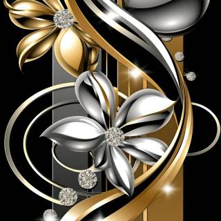 Diamond pattern wallpaper