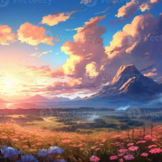 Manga scenery wallpaper