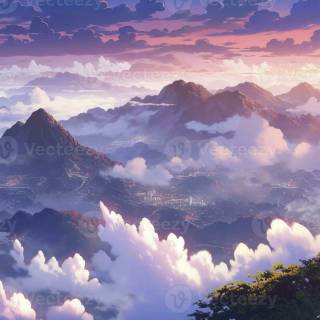 Manga scenery wallpaper