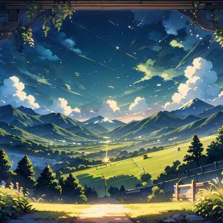 Manga scenery wallpaper