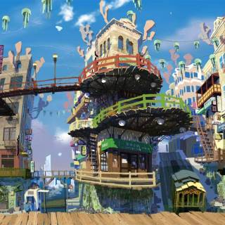 Manga scenery wallpaper