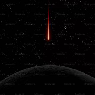 Red comet wallpaper