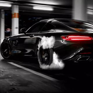 Mercedes drift wallpaper