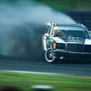 Mercedes drift wallpaper