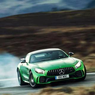 Mercedes drift wallpaper