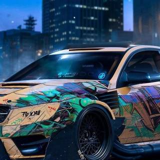 Mercedes drift wallpaper