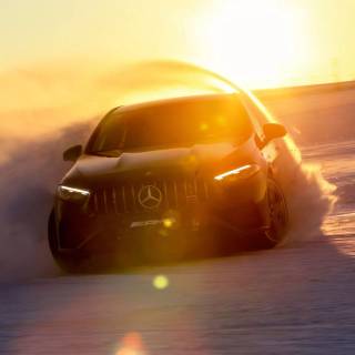 Mercedes drift wallpaper