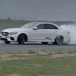 Mercedes drift wallpaper