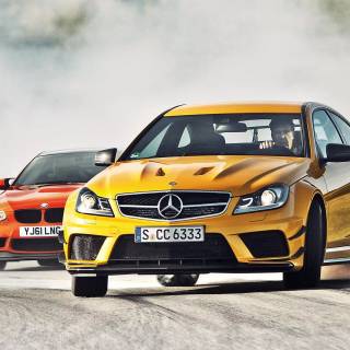 Mercedes drift wallpaper