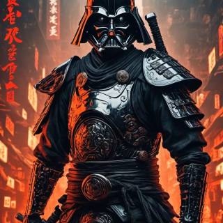Darth Vader samurai wallpaper