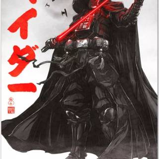 Darth Vader samurai wallpaper