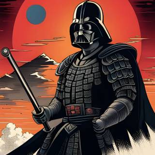 Darth Vader samurai wallpaper