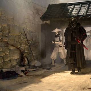 Darth Vader samurai wallpaper