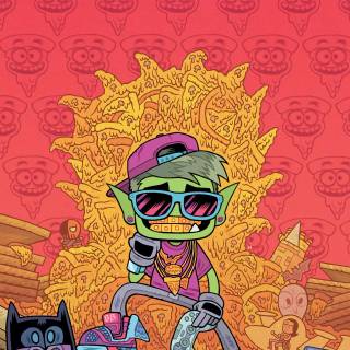 Teen Titans drip wallpaper