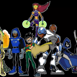 Teen Titans drip wallpaper