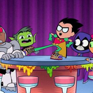 Teen Titans drip wallpaper