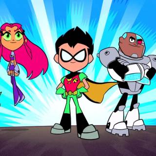 Teen Titans drip wallpaper