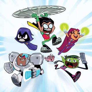 Teen Titans drip wallpaper