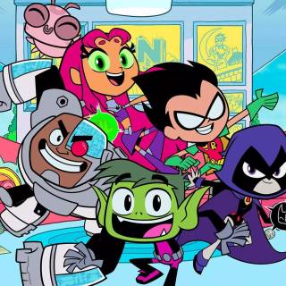 Teen Titans drip wallpaper