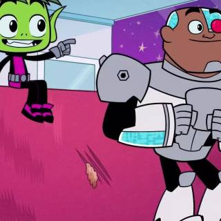 Teen Titans drip wallpaper