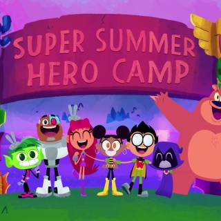 Teen Titans drip wallpaper