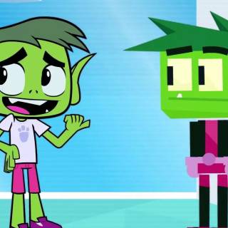 Teen Titans drip wallpaper