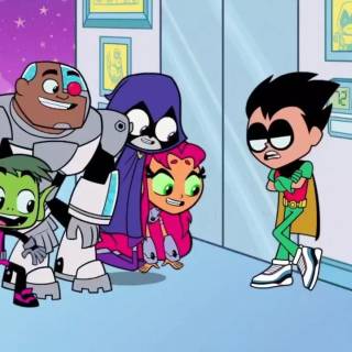 Teen Titans drip wallpaper