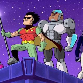 Teen Titans drip wallpaper