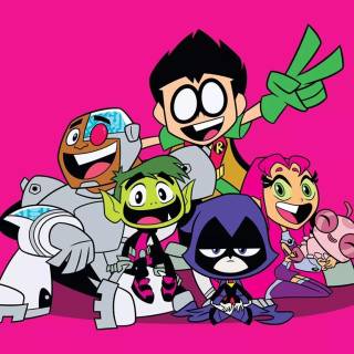 Teen Titans drip wallpaper