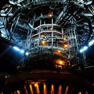 Steel factory wallpaper