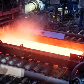 Steel factory wallpaper