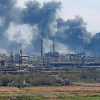 Steel factory wallpaper