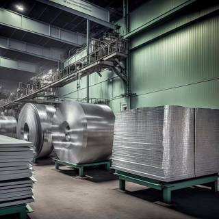 Steel factory wallpaper