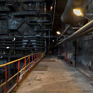 Steel factory wallpaper